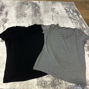 Gray and Black T-Shirts (2 shirts)